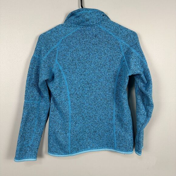 Patagonia Womens Better Sweater 1/4 Pullover Sweatshirt XS Vail Colorado Blue - Picture 2 of 4